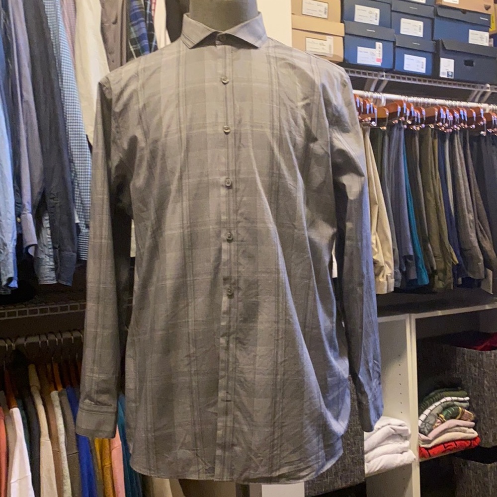 Kenneth Cole slim fit non-iron dress shirt